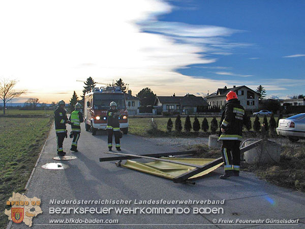 Sturmtief "Felix" FF Günselsdorf