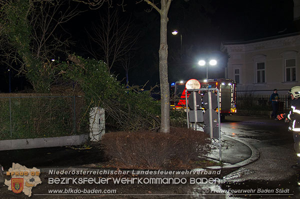 Strumtief "Felix" über Baden