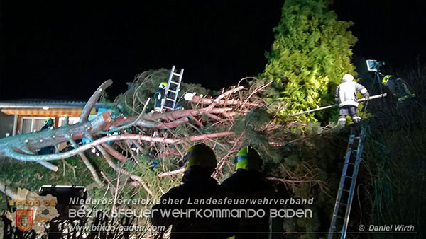 Sturmtief "Felix" in Berndorf