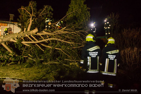Sturmtief "Felix" in Berndorf