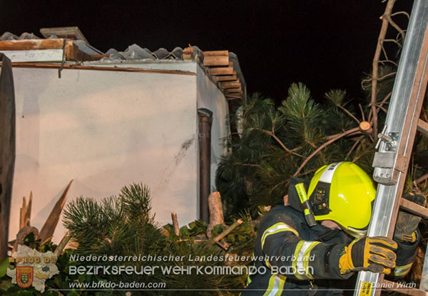 Sturmtief "Felix" in Berndorf