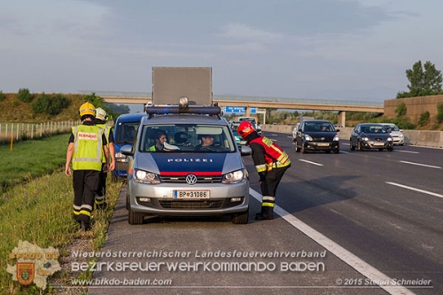 20150615 Reisebus-Bergung A2 Traiskirchen Foto: © Stefan Schneider