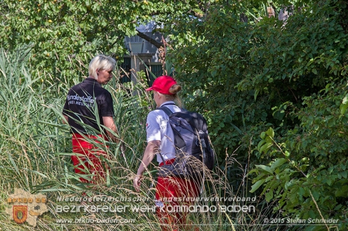 20150704 Personensuche in Traiskirchen Foto: © Stefan Schneider BFK Baden