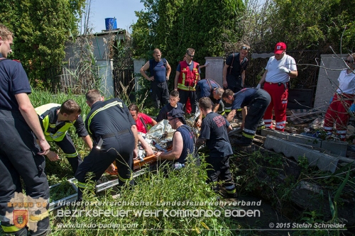 20150704 Personensuche in Traiskirchen Foto: © Stefan Schneider BFK Baden