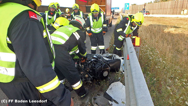 20150806_VU A2 Baden-Traiskirchen  Foto: © FF Baden-Leesdorf