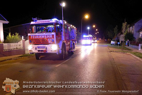20150822 VU Wampersdorf  Foto: © FF Wampersdorf