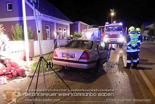 20150822 VU Wampersdorf  Foto: © FF Wampersdorf