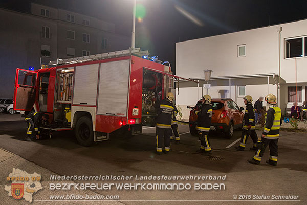 20151028 Brand in Wohnhausanlage Günselsdorf  Foto: © Stefan Schneider