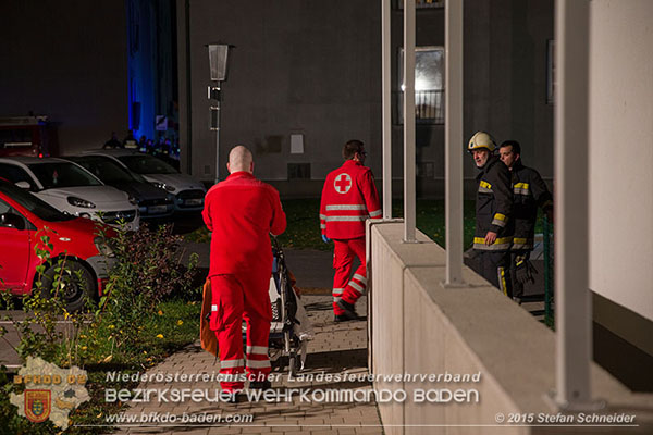 20151028 Brand in Wohnhausanlage Günselsdorf  Foto: © Stefan Schneider