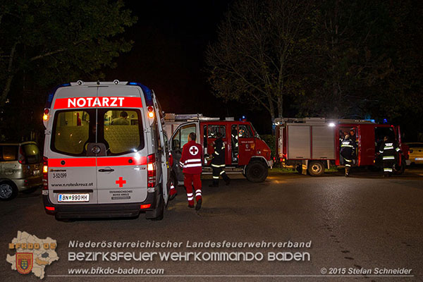 20151028 Brand in Wohnhausanlage Günselsdorf  Foto: © Stefan Schneider