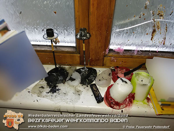 20151113 Wohnungsbrand in Pottendorf  Foto: © Freiwillige Feuerwehr Pottendorf