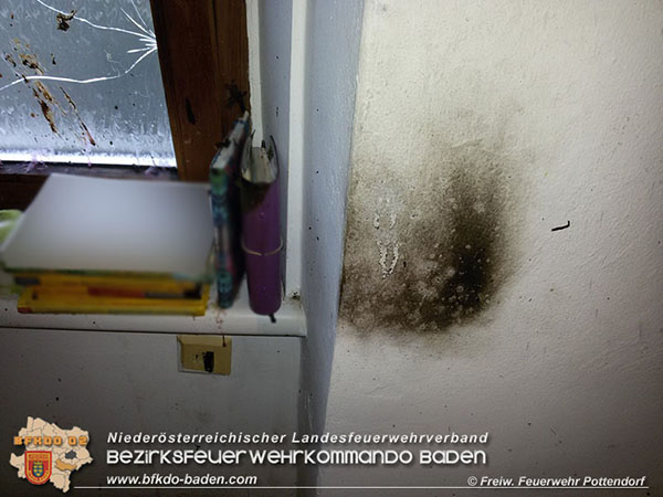 20151113 Wohnungsbrand in Pottendorf  Foto: © Freiwillige Feuerwehr Pottendorf