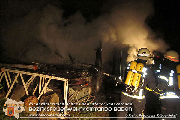20151231 Schuppenbrand in Trbuswinkel  Foto: © FF Tribuswinkel
