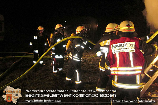 20151231 Schuppenbrand in Trbuswinkel  Foto: © FF Tribuswinkel