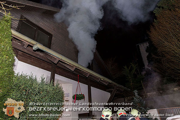 20160103 Wohnungsbrand in Baden  Foto: © Freiwillige Feuerwehr Baden-Stadt