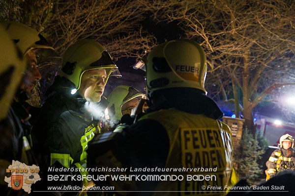 20160103 Wohnungsbrand in Baden  Foto: © Freiwillige Feuerwehr Baden-Stadt