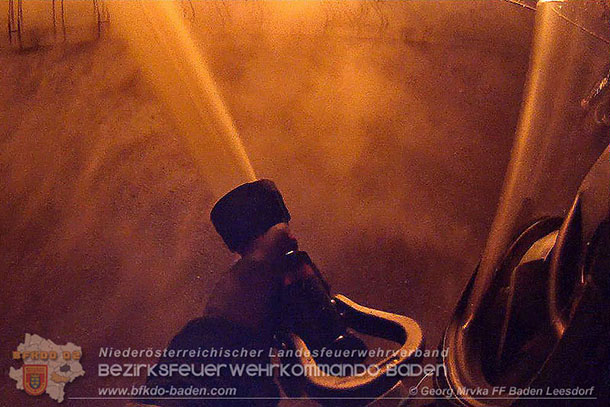 20160110 Müllinselbrand in Baden Leesdorf   Foto: © Georg Mrvka FF Baden-Leesdorf