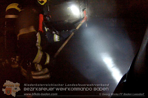 20160110 Müllinselbrand in Baden Leesdorf   Foto: © Georg Mrvka FF Baden-Leesdorf
