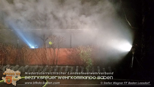 20160110 Müllinselbrand in Baden Leesdorf   Foto: © Stefan Wagner FF Baden-Leesdorf
