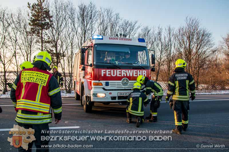 20160122 Klein Lkw Bergung auf der A2 Südautobahn  Foto: © Daniel Wirth