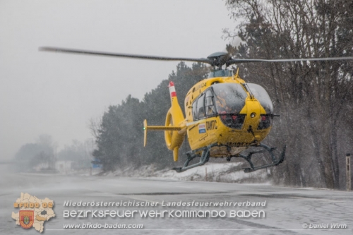 20160123 Verkehrsunfall mit Menschenrettung auf der A2 Rfb Süd bei Leobersdorf  Foto: © Daniel Wirth 