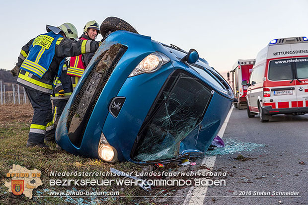 20160205 VU L151 Pfaffstätten Richtung Gumpoldskirchen  Foto: © Stefan Schneider