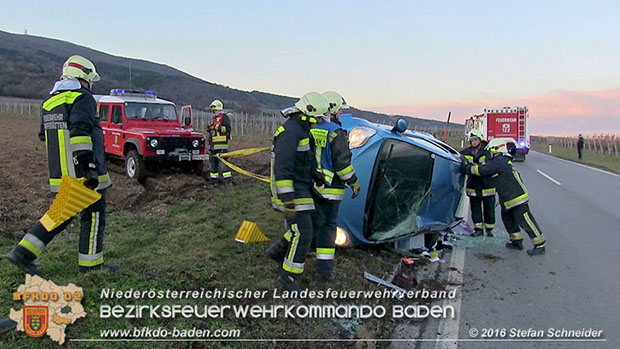 20160205 VU L151 Pfaffstätten Richtung Gumpoldskirchen  Foto: © Stefan Schneider