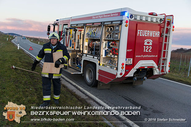 20160205 VU L151 Pfaffstätten Richtung Gumpoldskirchen  Foto: © Stefan Schneider
