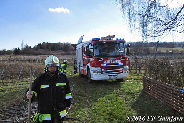 20160213 Brandeinsatz in Gainfarn  Foto: © FF Gainfarn