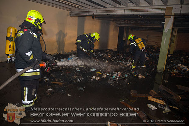20160301 Lagerhallenbrand im Gewerbepark Traiskirchen  Foto: © Stefan Schneider