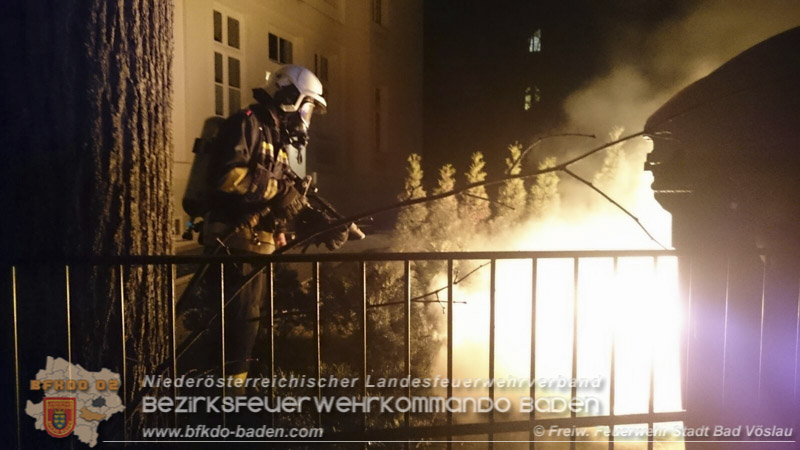 20160312 Brandeinsatz in Bad Vöslau  Foto: © ffbv.at