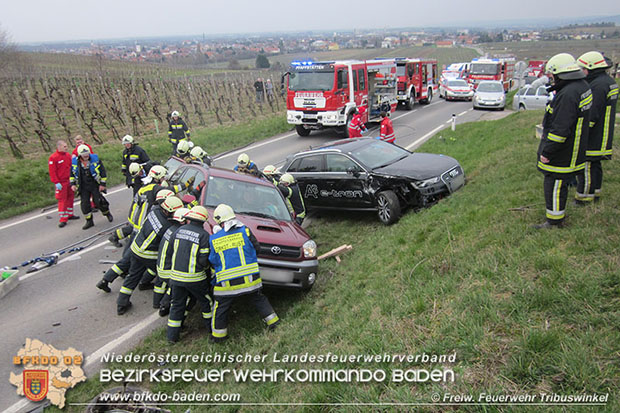 20160325 VU Weinbergstr. Pfaffstätten-Gumpoldskirchen  Foto: © F.Bartmann FF Tribuswinkel