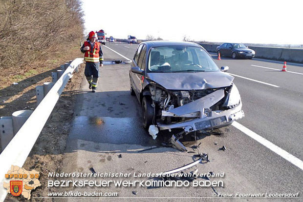 20160327 VU A2 Leobersdorf-Wöllersdorf RFb Süden  Foto: © FF Leobersdorf