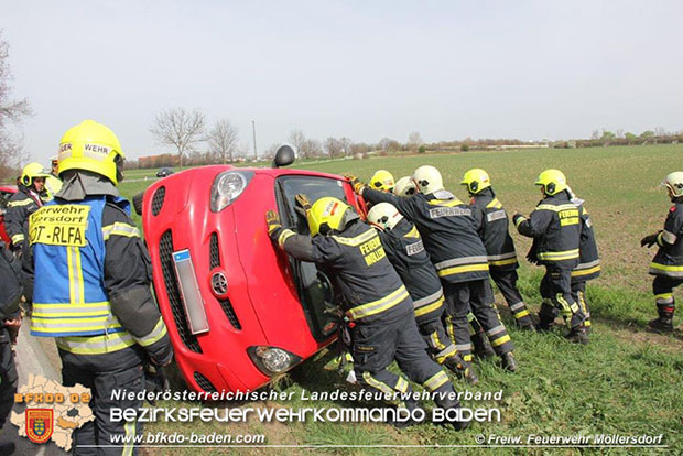 20160404 VU Münchendorferstraße Möllersdorf  Foto: © Hans Dietl FF Möllersdorf