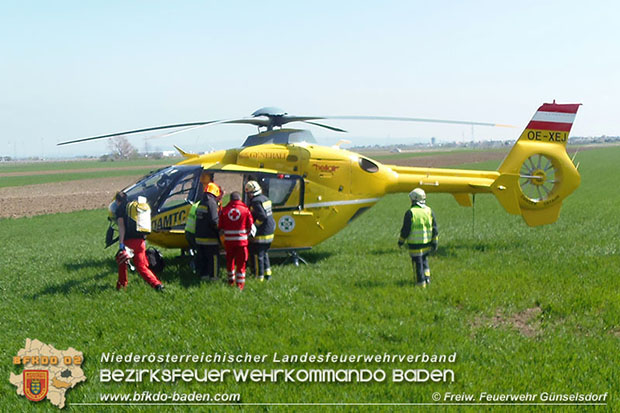 20160411 Verkehrsunfall L154 Guenselsdorf   Foto: © Christopher Neumayer FF Guenselsdorf