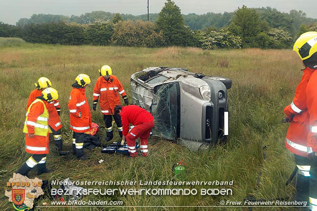 20160512 Verkehrsunfall Reisenberg-Gramatneusiedl  Foto: © FF Reisenberg