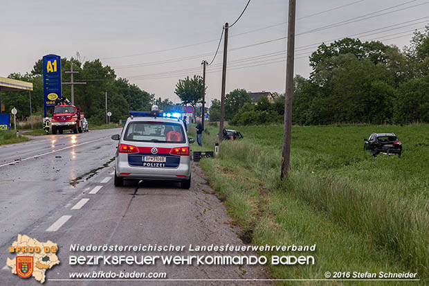 20160515 Verkehrsunfall LB210 Tribuswinkel  Foto: © Stefan Schneider