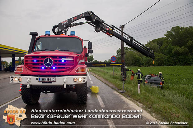 20160515 Verkehrsunfall LB210 Tribuswinkel  Foto: © Stefan Schneider