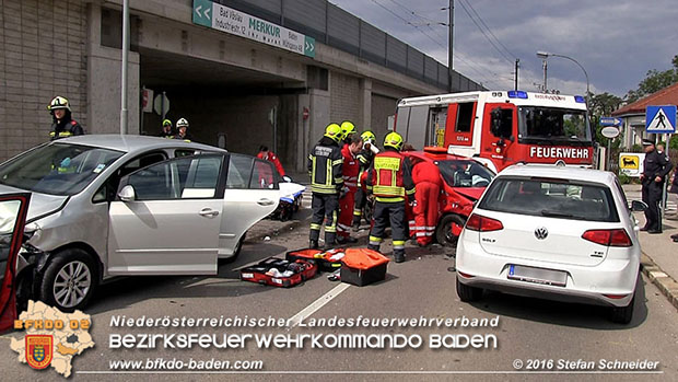 20160517 Verkehrsunfall in Baden  Foto: © Stefan Schneider