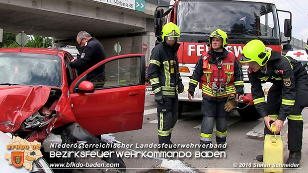 20160517 Verkehrsunfall in Baden  Foto: © Stefan Schneider