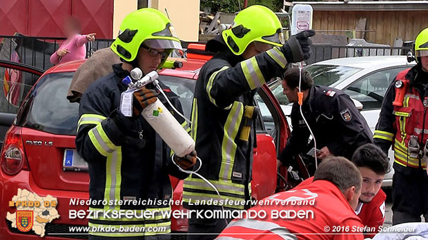 20160517 Verkehrsunfall in Baden  Foto: © Stefan Schneider