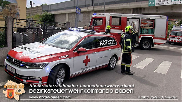 20160517 Verkehrsunfall in Baden  Foto: © Stefan Schneider