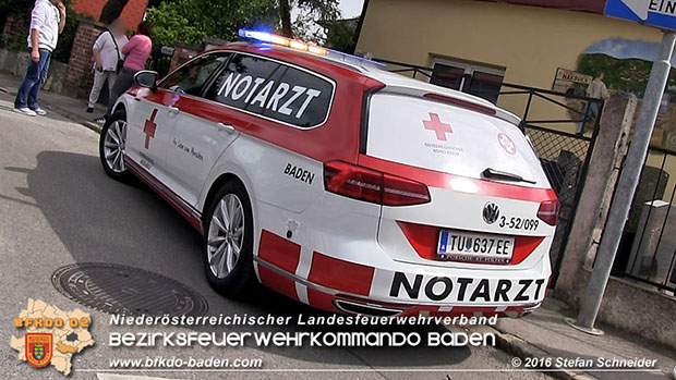 20160517 Verkehrsunfall in Baden  Foto: © Stefan Schneider
