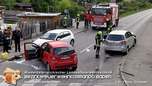 20160517 Verkehrsunfall in Baden  Foto: © Stefan Schneider