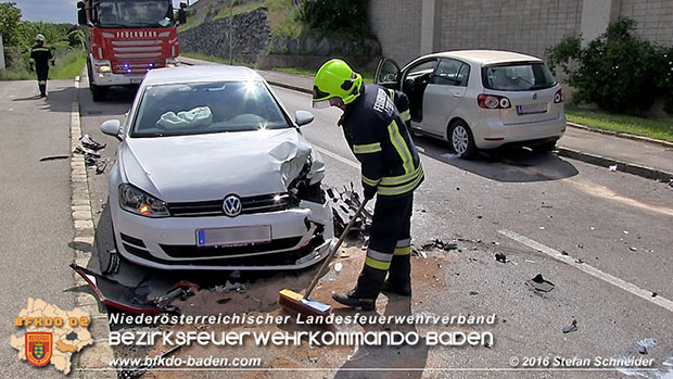 20160517 Verkehrsunfall in Baden  Foto: © Stefan Schneider