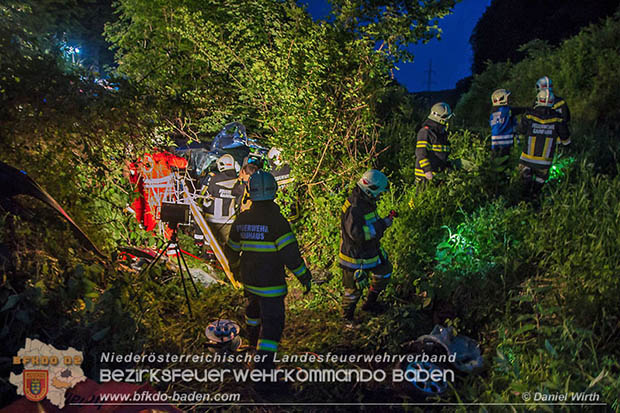 20160604 Schwerer Verkehrsunfall auf der L4007 Gainfarn-Schwarzensee   Foto: © Daniel Wirth