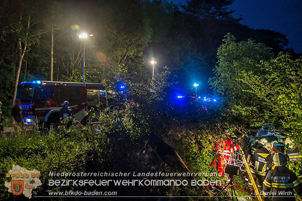 20160604 Schwerer Verkehrsunfall auf der L4007 Gainfarn-Schwarzensee   Foto: © Daniel Wirth