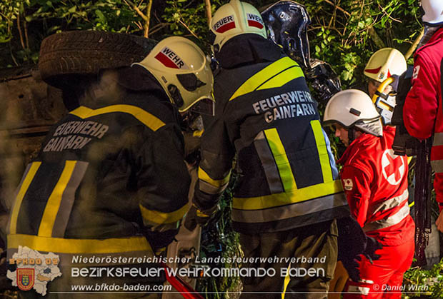 20160604 Schwerer Verkehrsunfall auf der L4007 Gainfarn-Schwarzensee   Foto: © Daniel Wirth