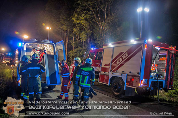 20160604 Schwerer Verkehrsunfall auf der L4007 Gainfarn-Schwarzensee   Foto: © Daniel Wirth