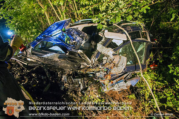 20160604 Schwerer Verkehrsunfall auf der L4007 Gainfarn-Schwarzensee   Foto: © Daniel Wirth
